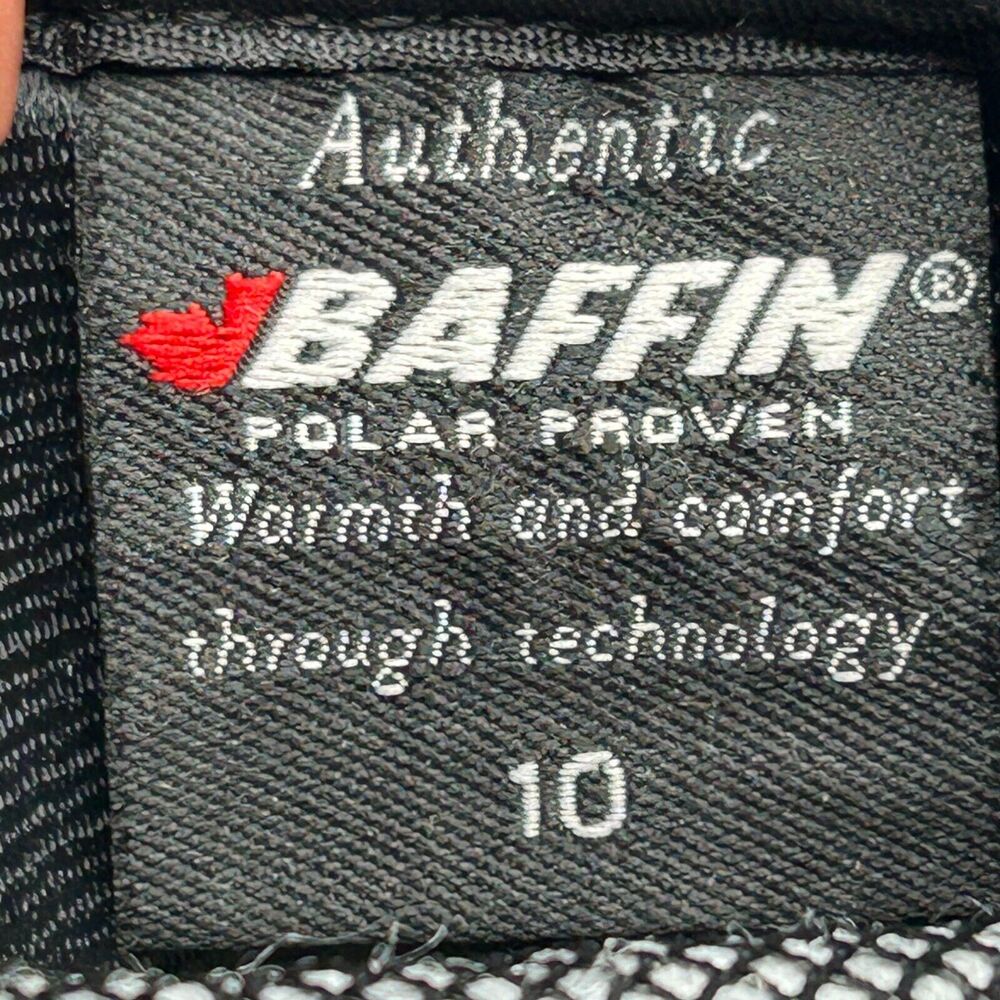 Baffin Black Gray Winter Snow Boots - Picture 8 of 9